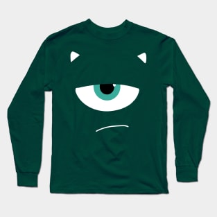 Mike Wazowski face Long Sleeve T-Shirt